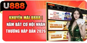 Khuyến M&atilde;i U888 | Nắm Bắt Cơ Hội Nhận Thưởng Hấp Dẫn 2026